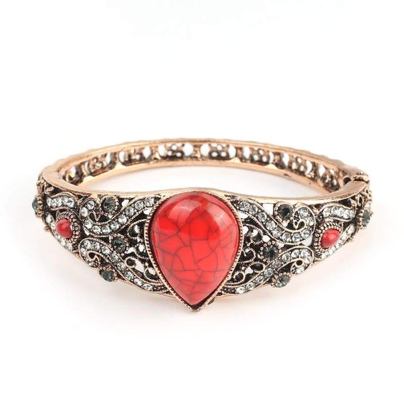 bracelet-vintage-love-perle-rouge