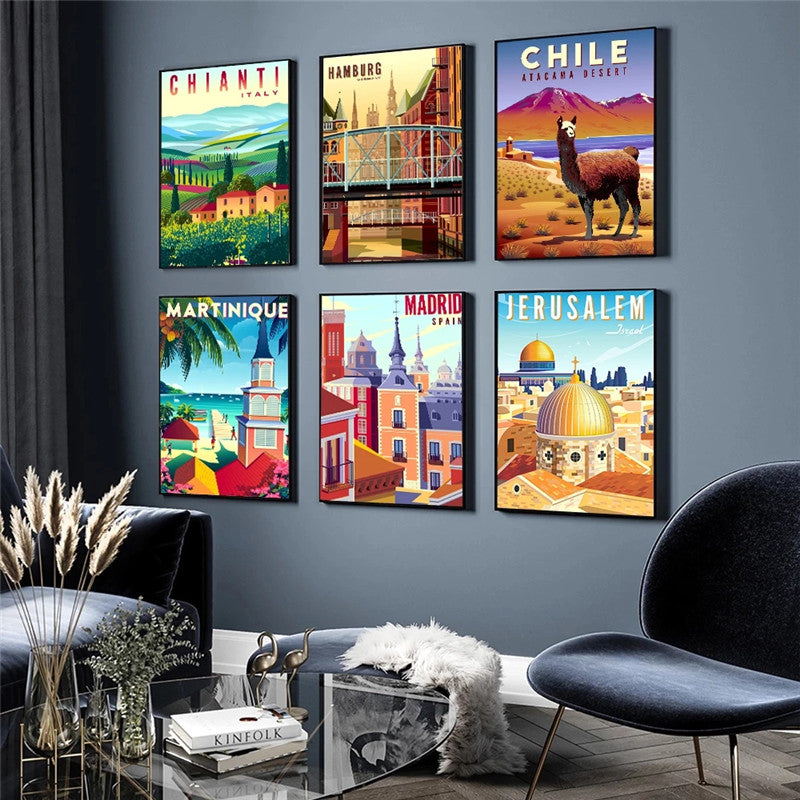 tableau-de-toile-dart-de-paysage-nordique-vintage