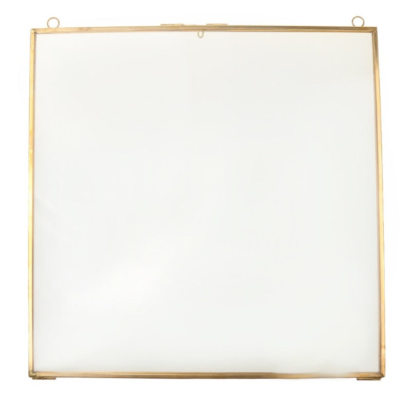 Petit Cadre Photo Ancien En Laiton Doré 12 Cm - Parfait Pour Décorer Ou Offrir