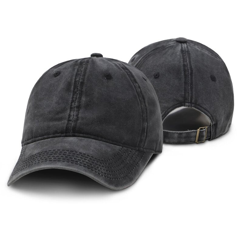 Casquette Vintage Noire Homme