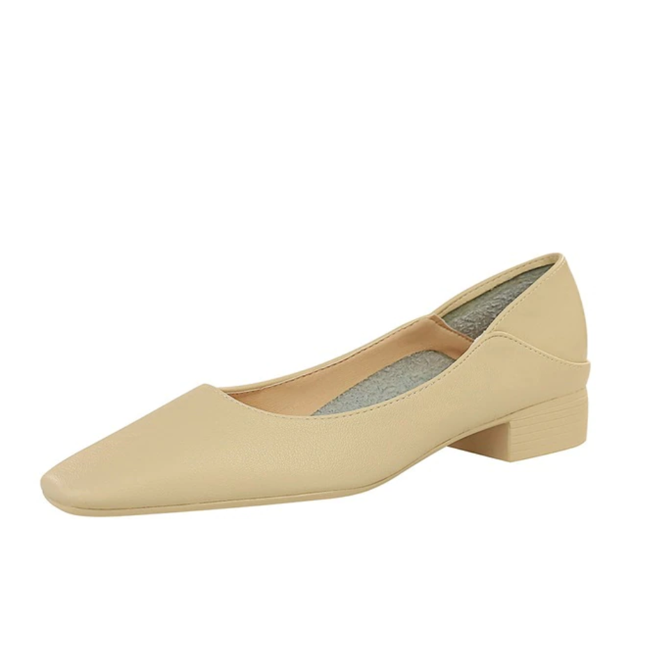 Ballerines DONNADRIANA Blanches En Cuir - Taille 37.5, Arc-en-ciel, Occasion Parfait état