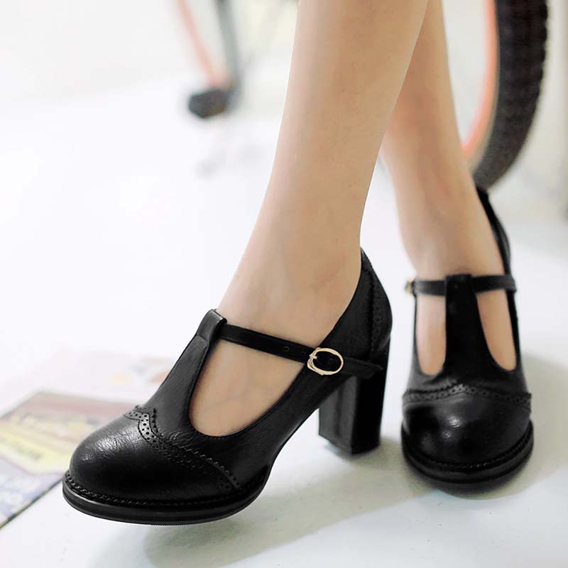 Chaussures Rockabilly Vintage Bleu main image 1