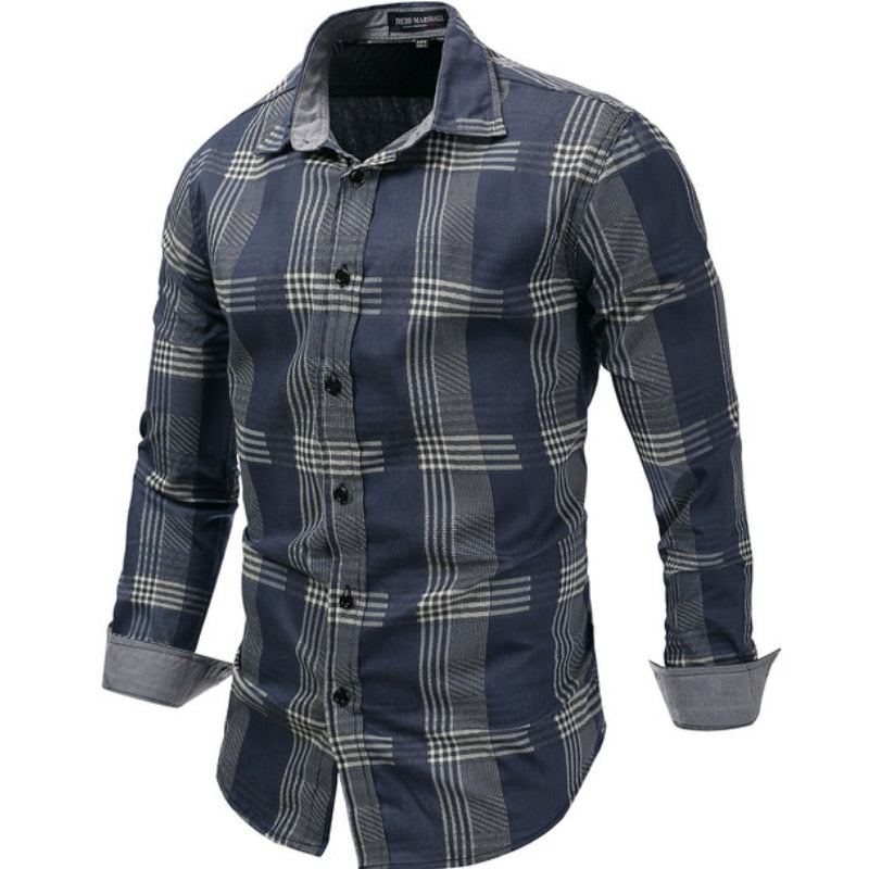 chemise-a-carreaux-manches-longues-homme-annee-80
