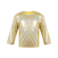 Chemise Disco Pailletée Dorée Pour Garçon - Déguisement Fête, Carnaval, Soirée à Thème