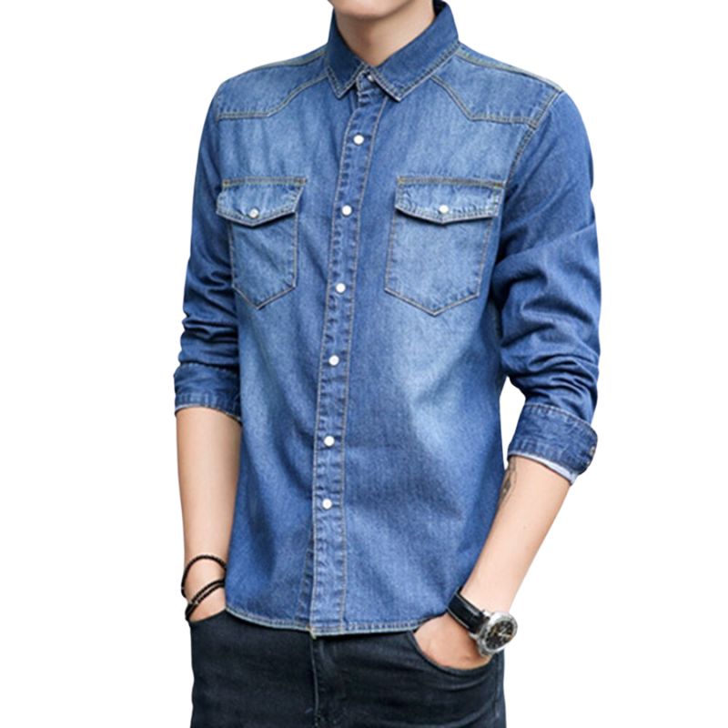 chemise-en-jean-vintage