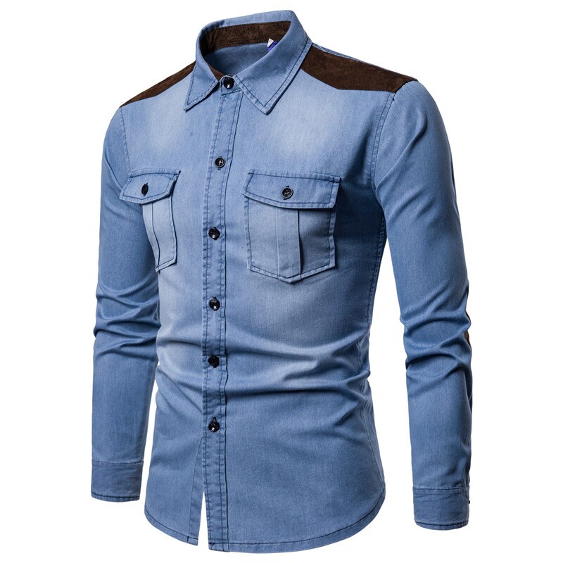 chemise-jean-homme-vintage