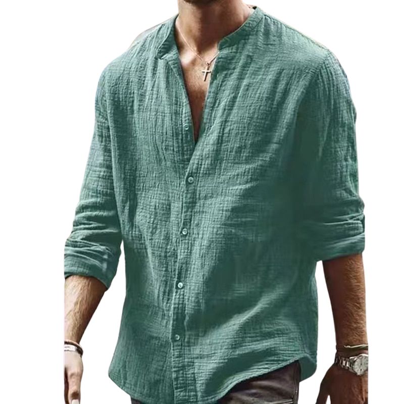 Chemise Grand-père Daniels Marron - Taille S, Occasion Très Bon état