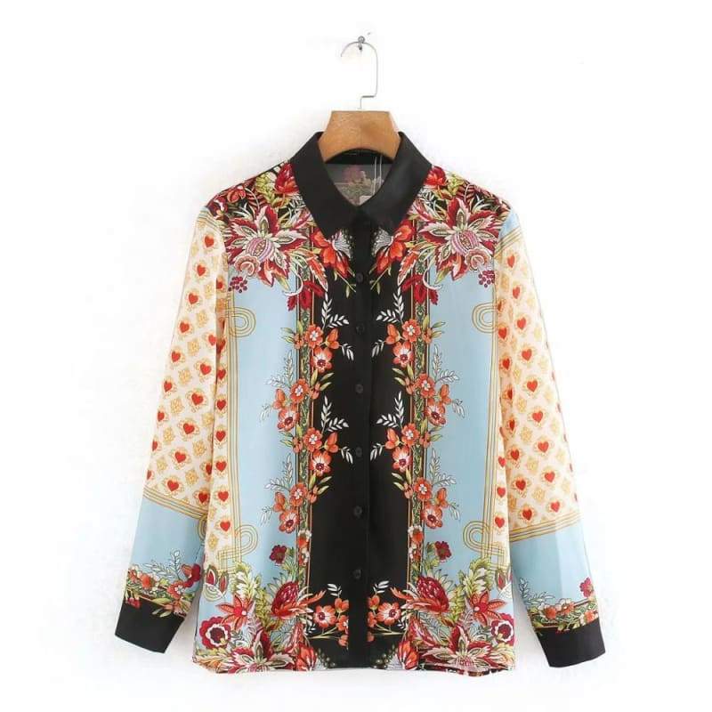 chemise-annee-80-florale-multicolore