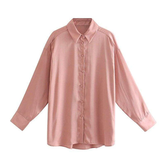 chemise-annee-80-chic-rose-unie