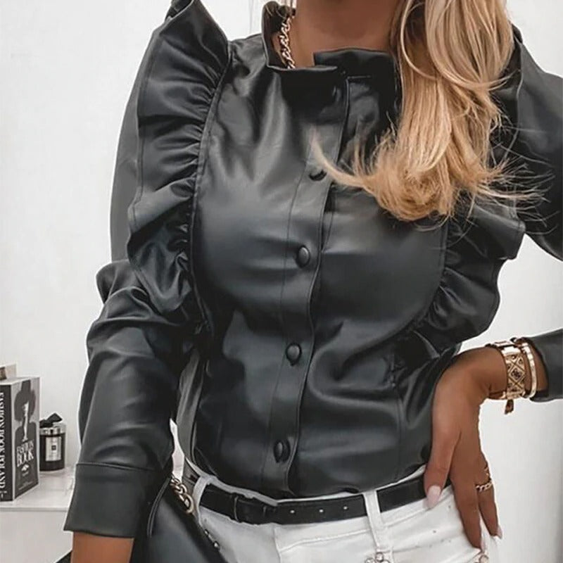 Chemise Année 80 Noir