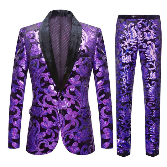 costume-disco-homme-violet