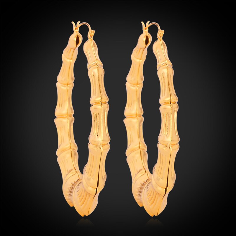 Boucles D'oreilles Clips Dorées – Style Moderniste Années 80 – Parfait état