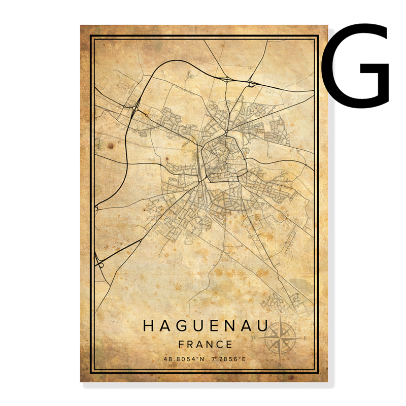 affiche-carte-de-ville-de-bourgogne