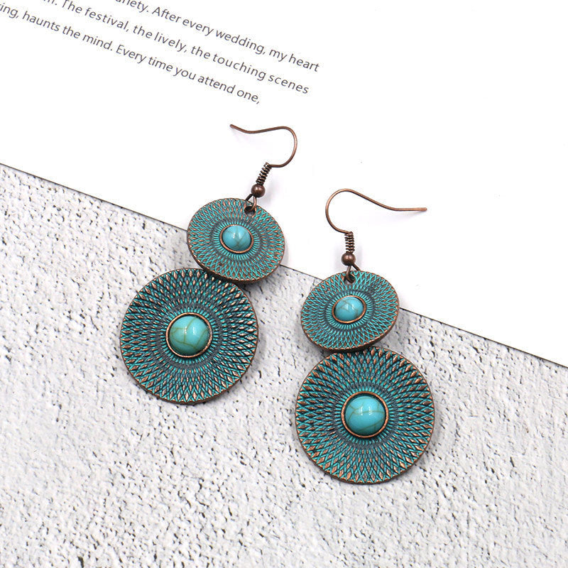 boucles-doreilles-rondes-vintage-a-double-couche