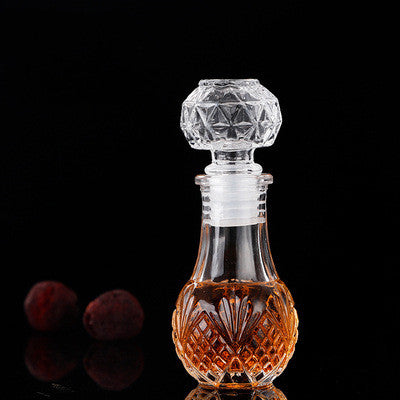 mini-bouteille-de-vin-en-verre-vintage