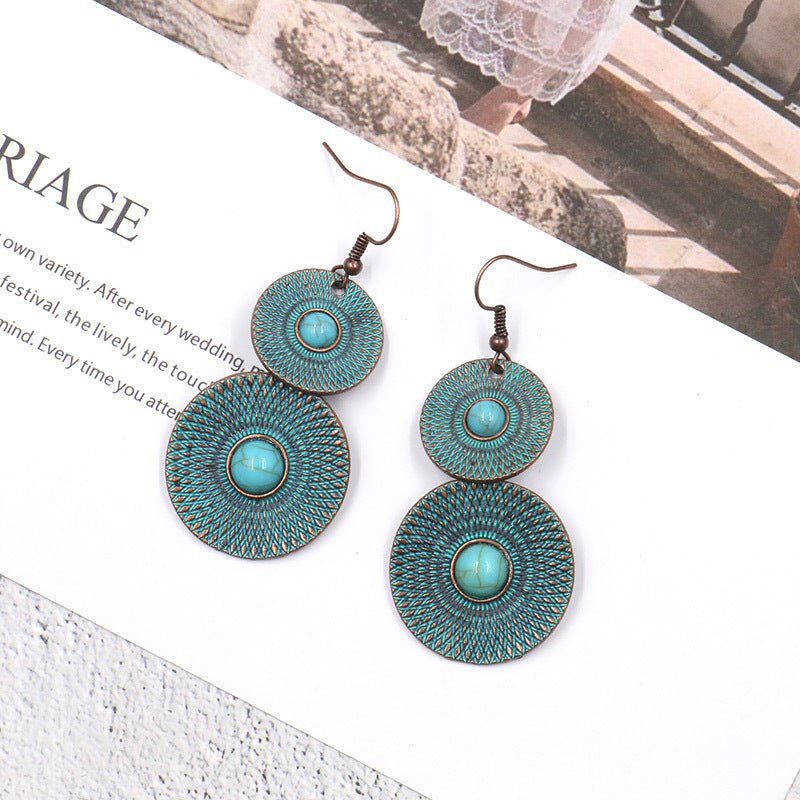 boucles-doreilles-rondes-vintage-a-double-couche