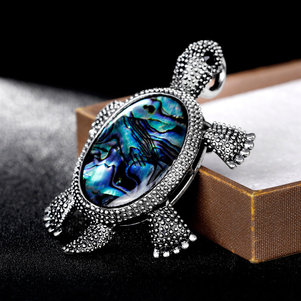 Broche Vintage En Ecaille De Tortue