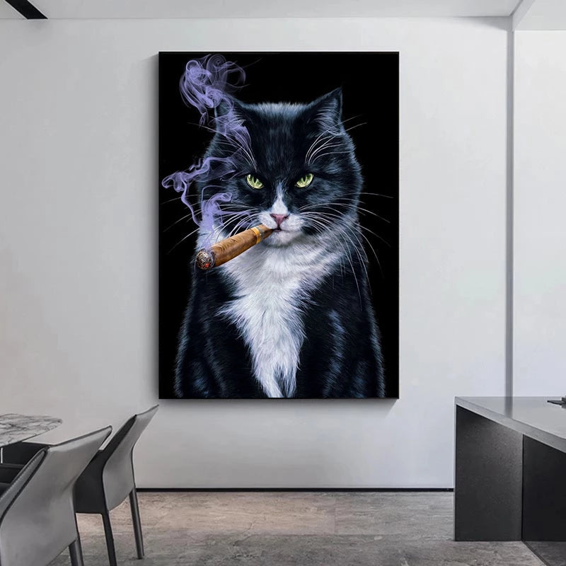 affiche-et-impression-de-toile-de-style-animal-mignon-drole