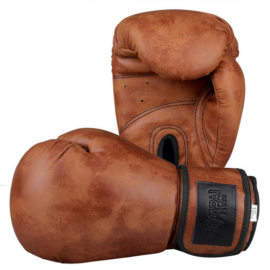 gant-de-boxe-marron-vintage