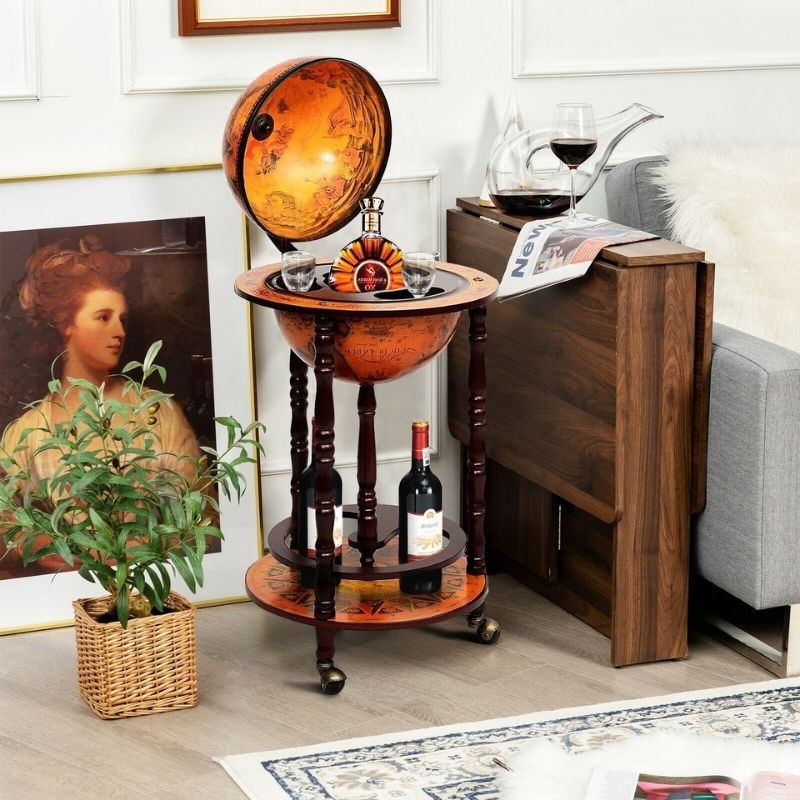     globe-terrestre-bar-vintage