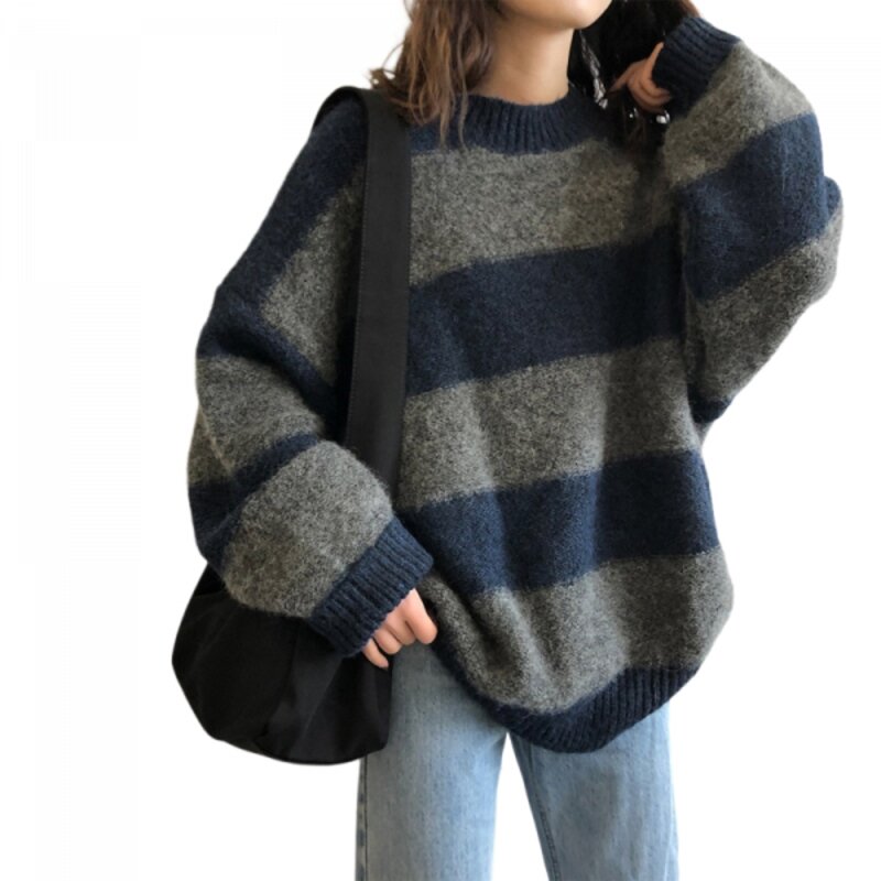 gros-pull-rayure-en-laine-femme-annee-80