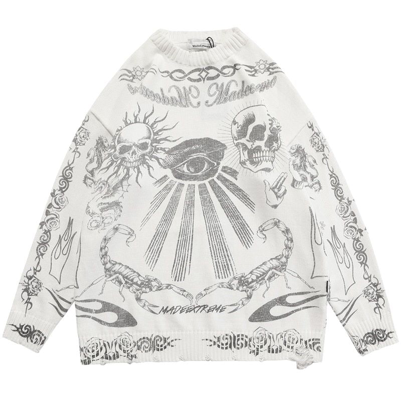    gros-pull-en-laine-vintage