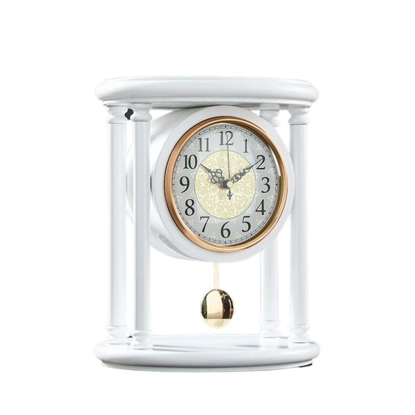 Horloge Sur Pied Sculpturale Moderne Et Contemporaine En Bois Noir Et Rouge 1970