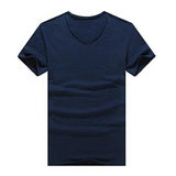t-shirt-vintage-manches-courtes-couleur-unie