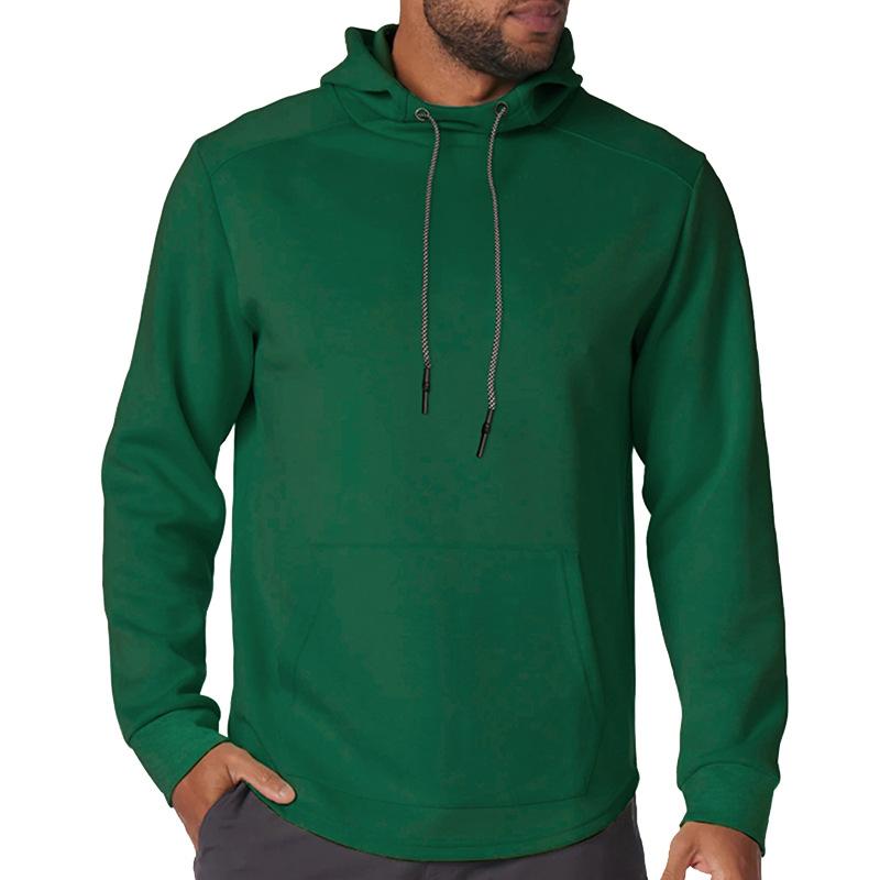 sweat-capuche-vintage-manches-raglan-couleur-unie