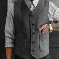 gilet-classique-tweed-vintage