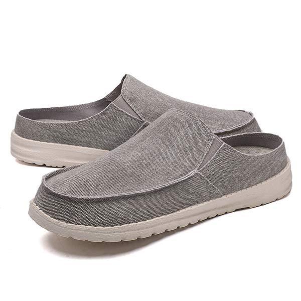 Demi-Chaussons en Toile Tendance Vintage