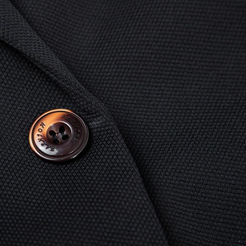 Blazer vintage à revers contrastés pour hommes