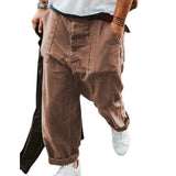 pantalon-cargo-vintage-couleur-unie-hommes