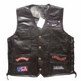 gilet-de-motard-cuir-ecusson-brode-vintage