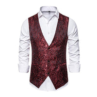 gilet-vintage-jacquard-col-v