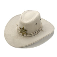 Chapeau de cowboy à visière vintage
