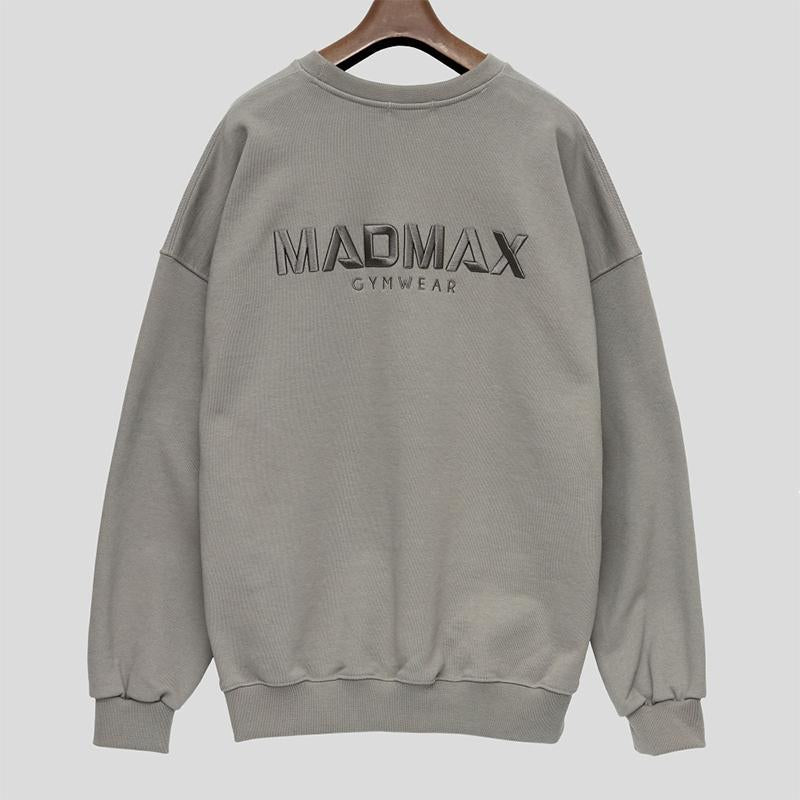 sweat-ample-manches-longues-brode-sport-vintage