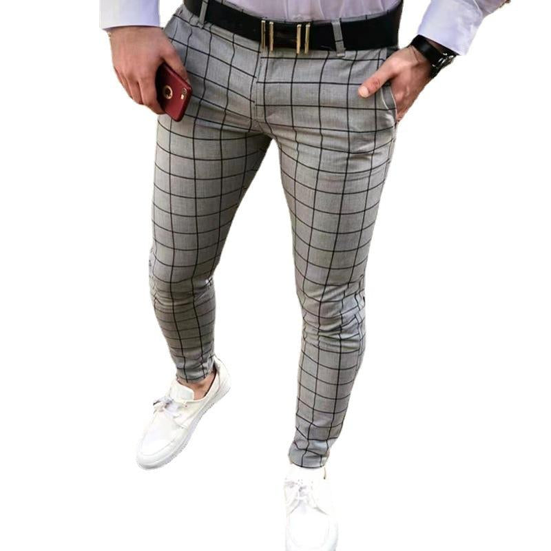 pantalon-crayon-raye-carreaux-vintage