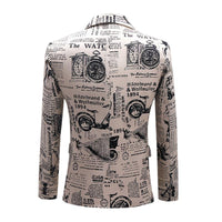 blazer-vintage-bouton-revers-imprime-journal-personnalise-homme