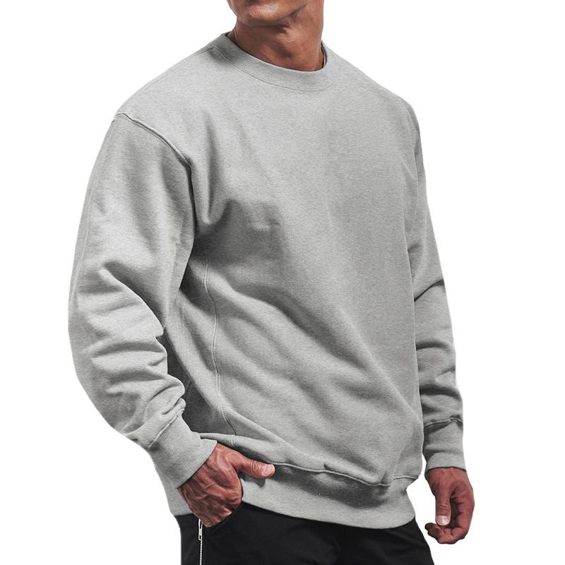 sweat-col-rond-coupe-ample-couleur-unie-vintage