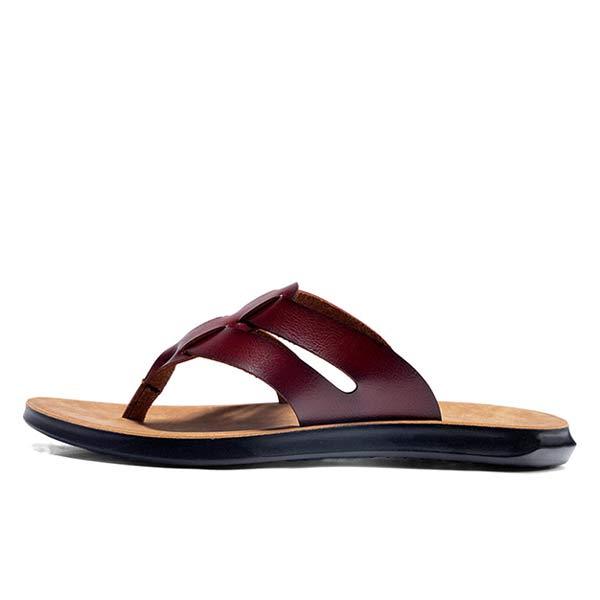 Tongs en Cuir pour Homme