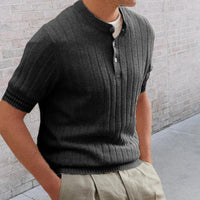 polo-maille-manches-courtes-revers-vintage