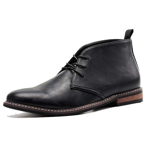 bottes-cuir-platte-vintage