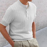 polo-maille-manches-courtes-revers-vintage