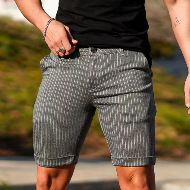 short-costume-decontracte-carreaux-vintage