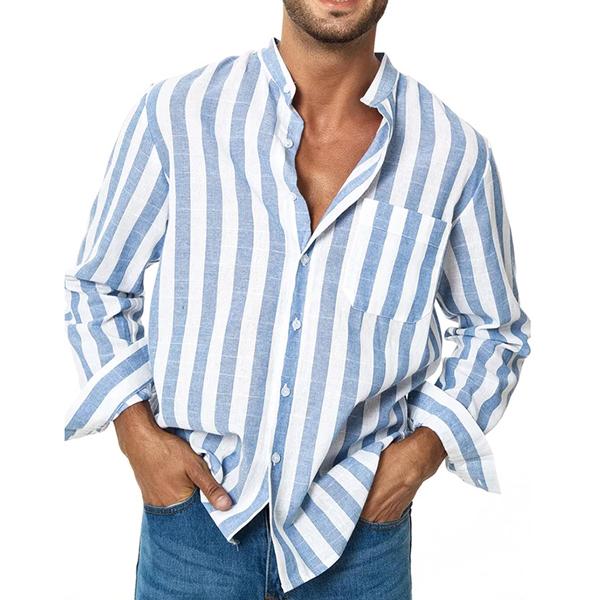 chemise-manches-courtes-rayures-vintage