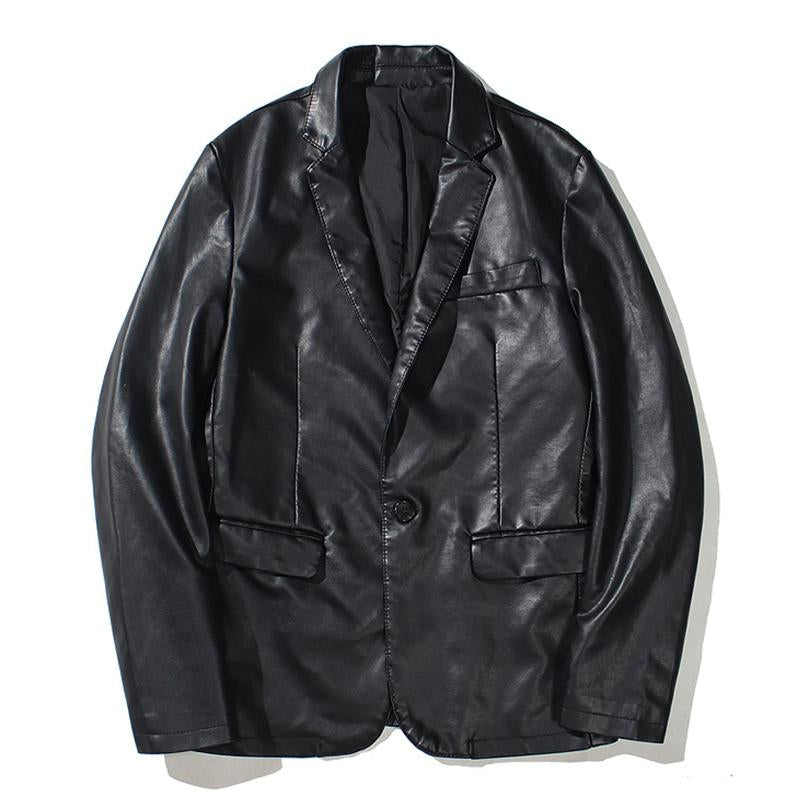Veste vintage en cuir chic