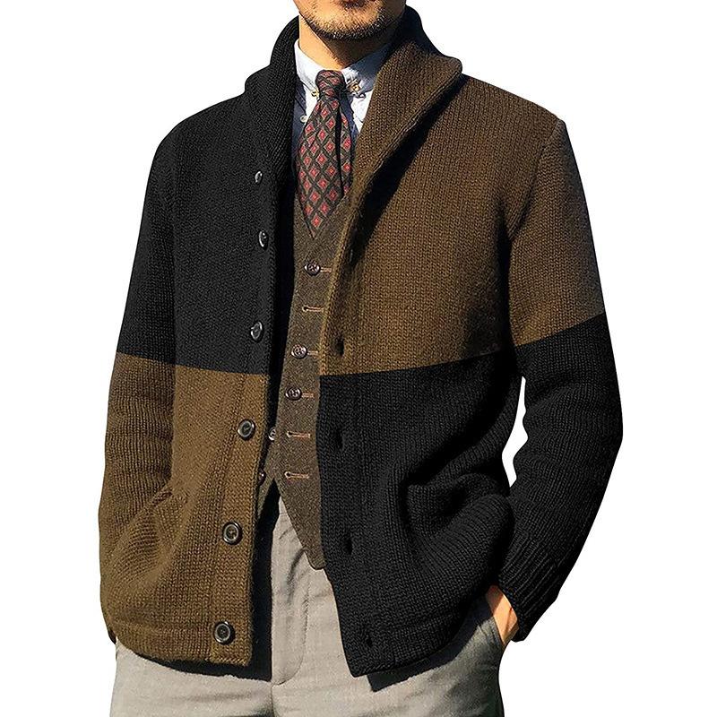 veste-tricot-manches-longues-vintage-colorblock