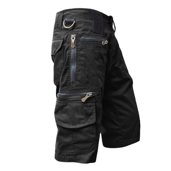 short-cargo-droit-ample-coton-vintage