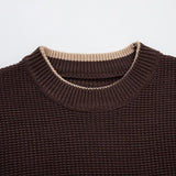 pull-col-rond-ample-blocs-vintage